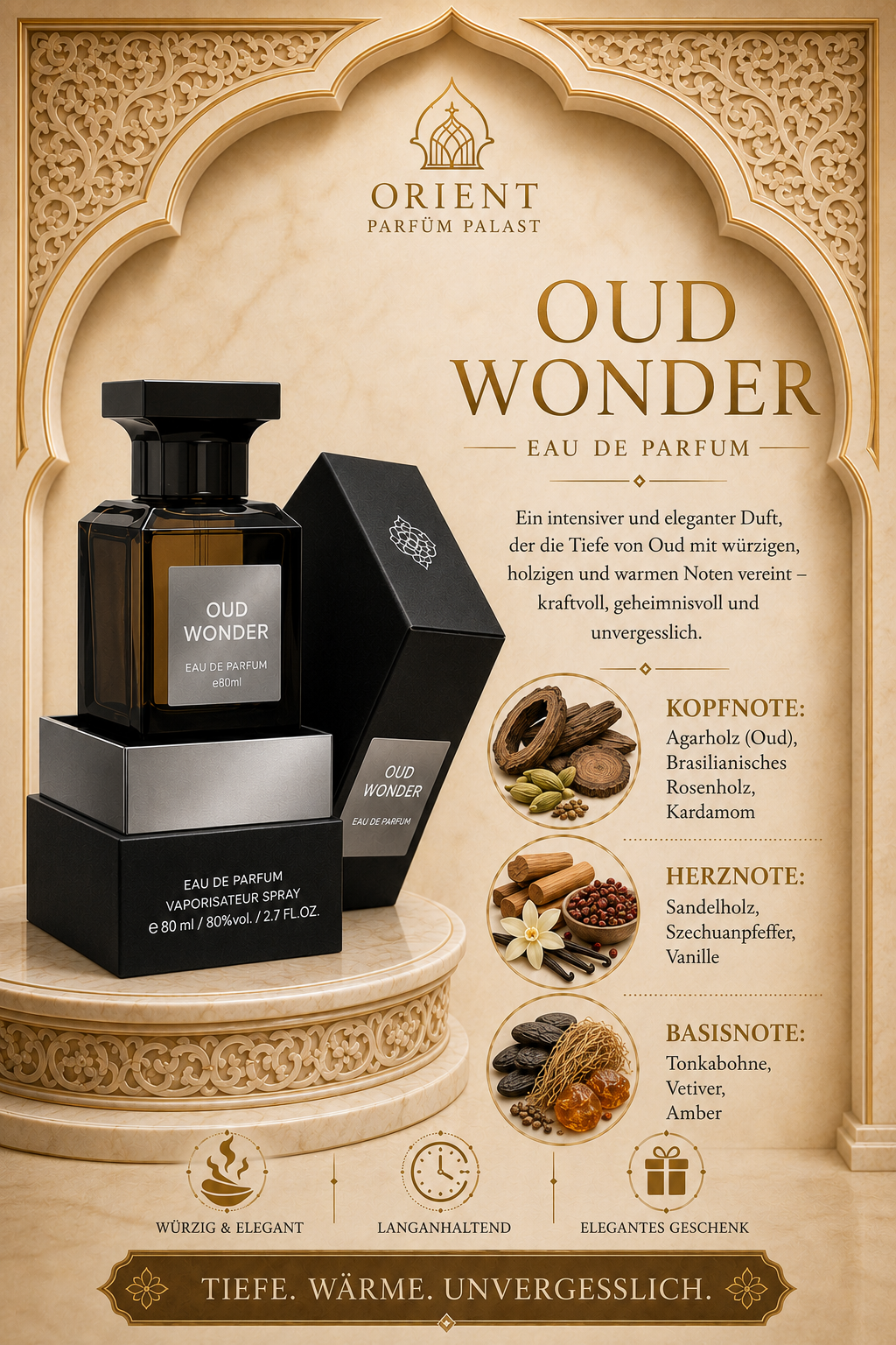 Fragrance World Oud Wonder 80ml