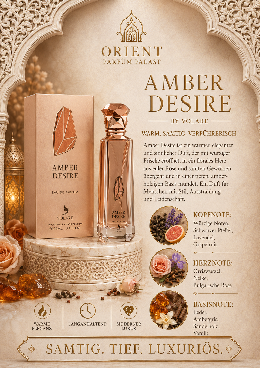 Volare Amber Desire 100ml