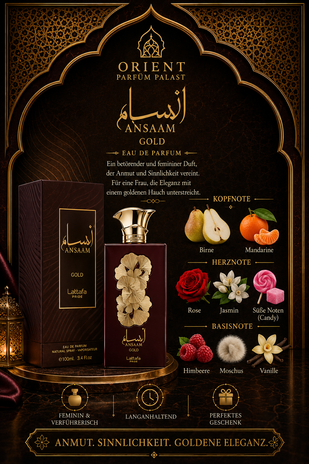 Lattafa Ansaam Gold 100ml
