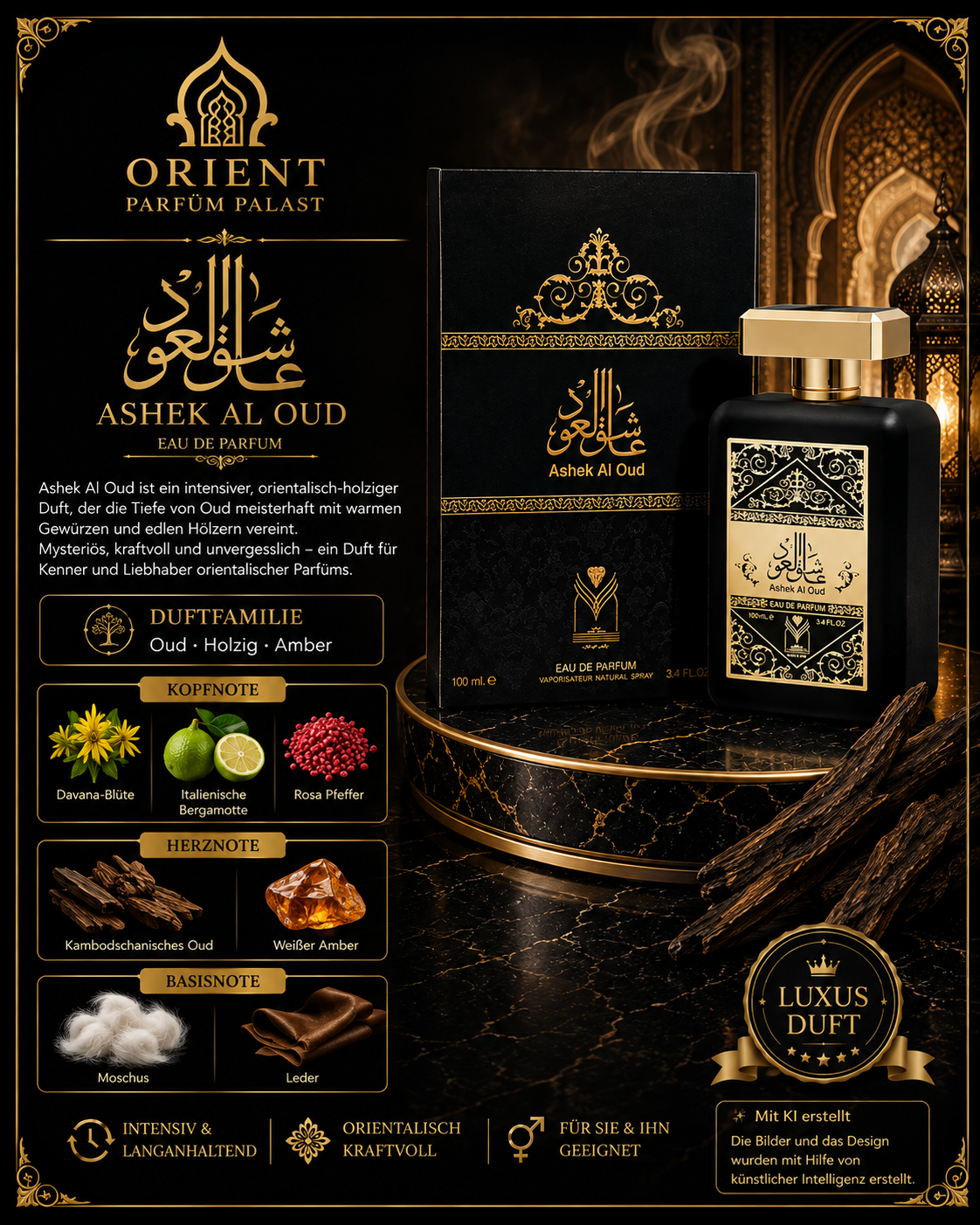 Almas Ashek Al Oud 100ml
