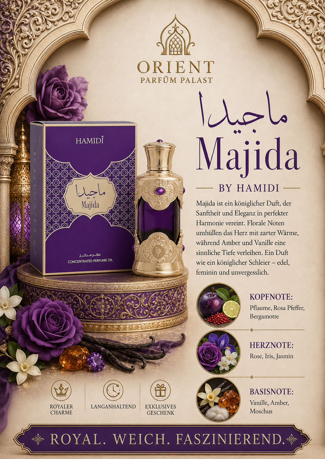 Hamidi Majida 20ml Concentraited Perfume Oil