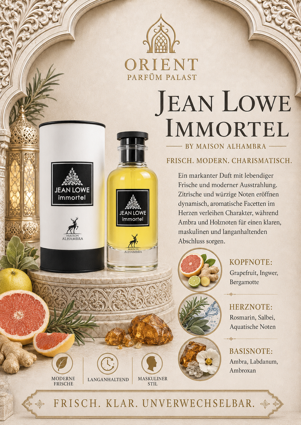 Maison Alhambra Jean Lowe immortel 100ml