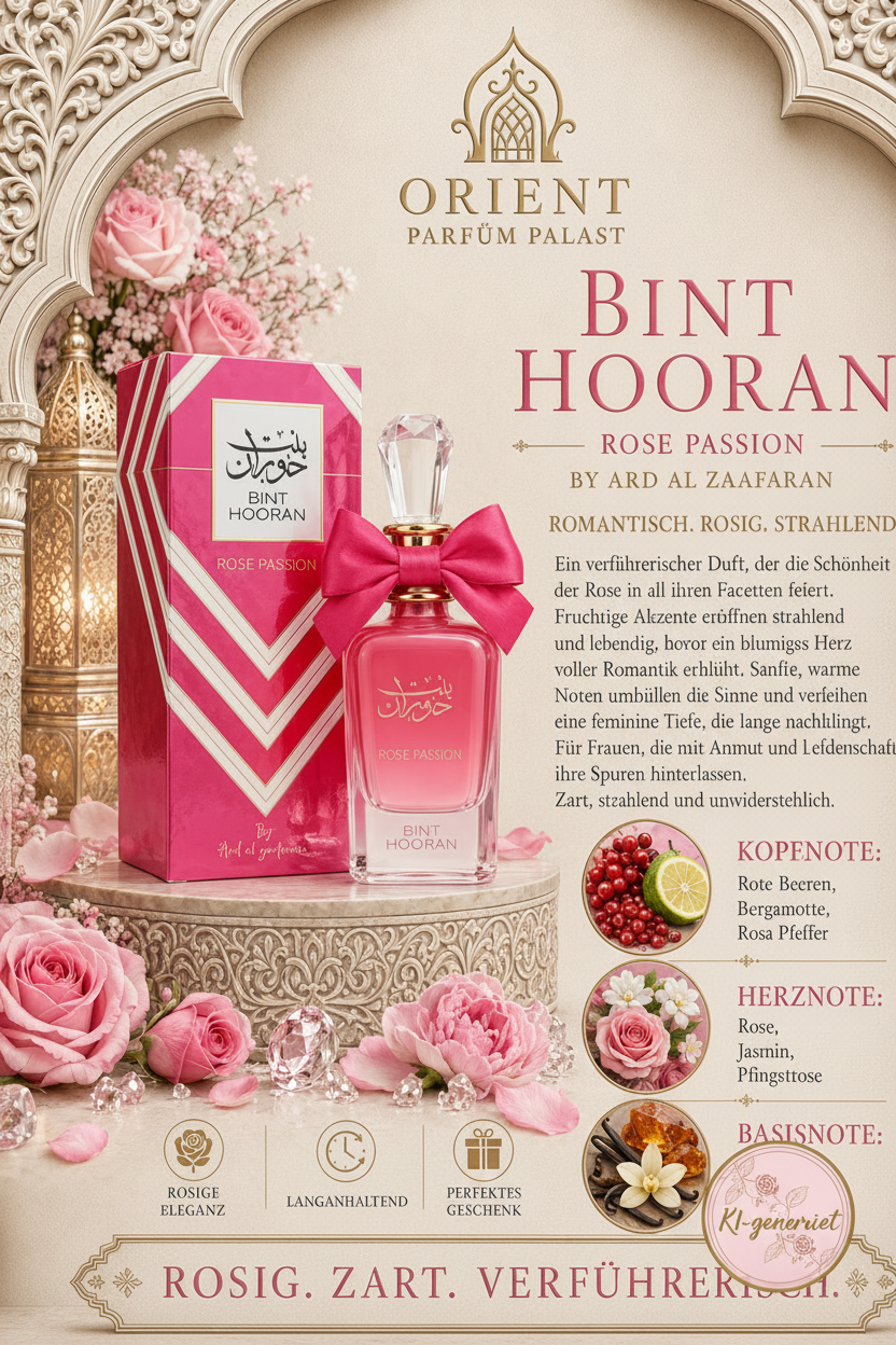 Bint Hooran Rose Passion
