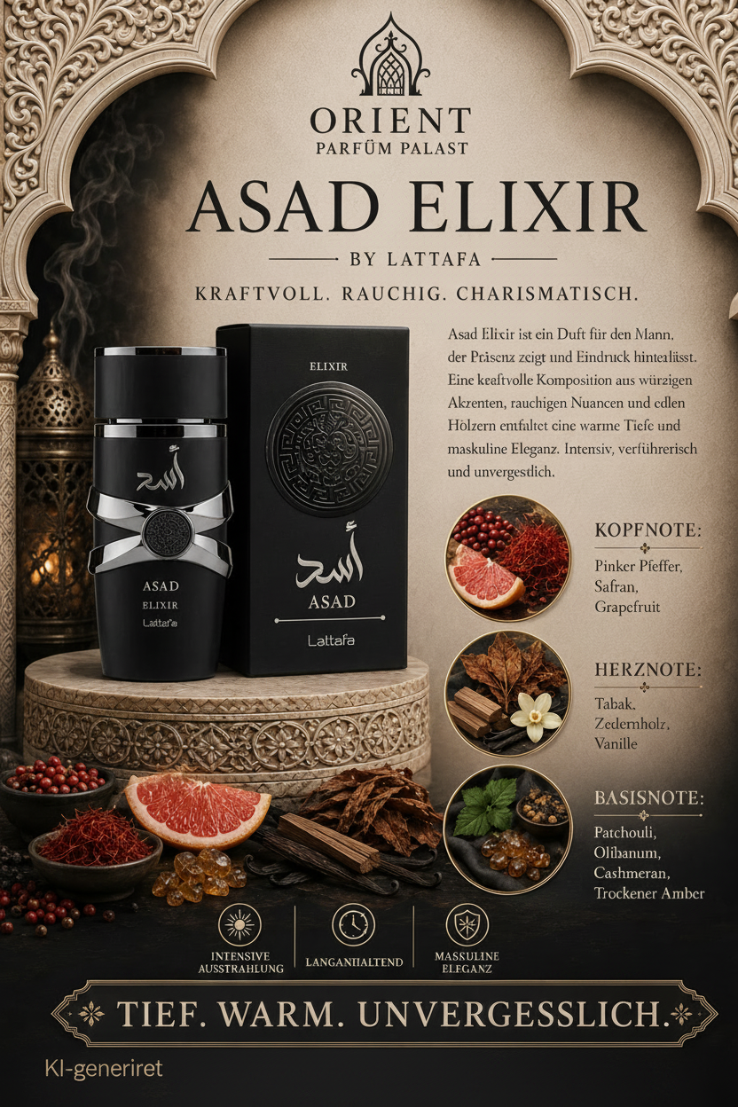 Lattafa Asad Elexir 100ml
