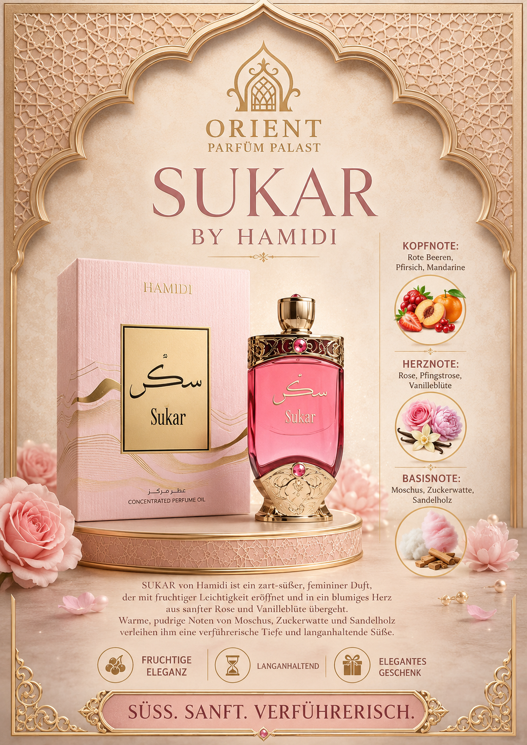 Hamidi Sukar 20ml Concentraited Perfume Oil