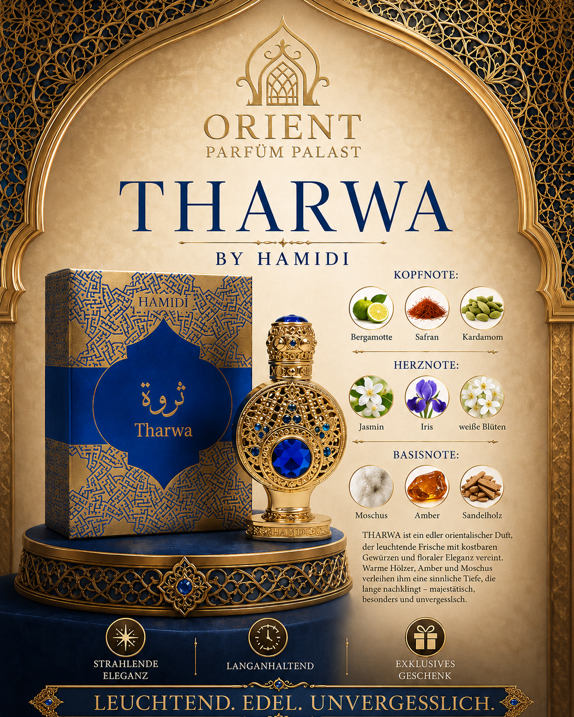 Hamidi Tharwa 20ml Concentraited Perfume Oil
