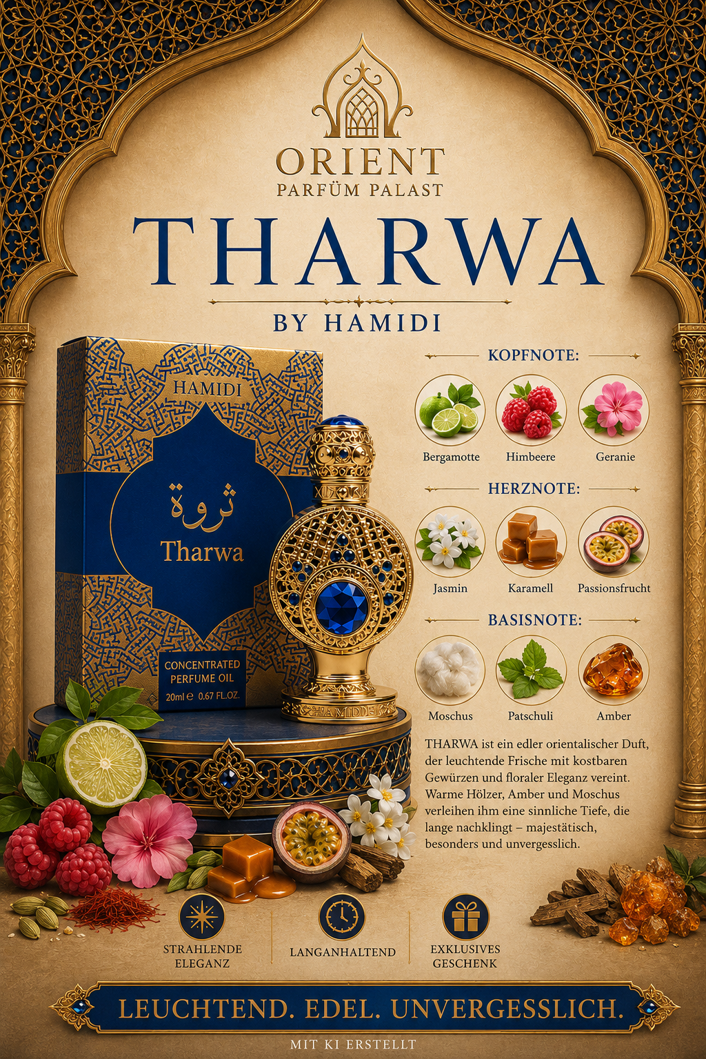 Hamidi Tharwa 15ml Concentraited Perfume Oil