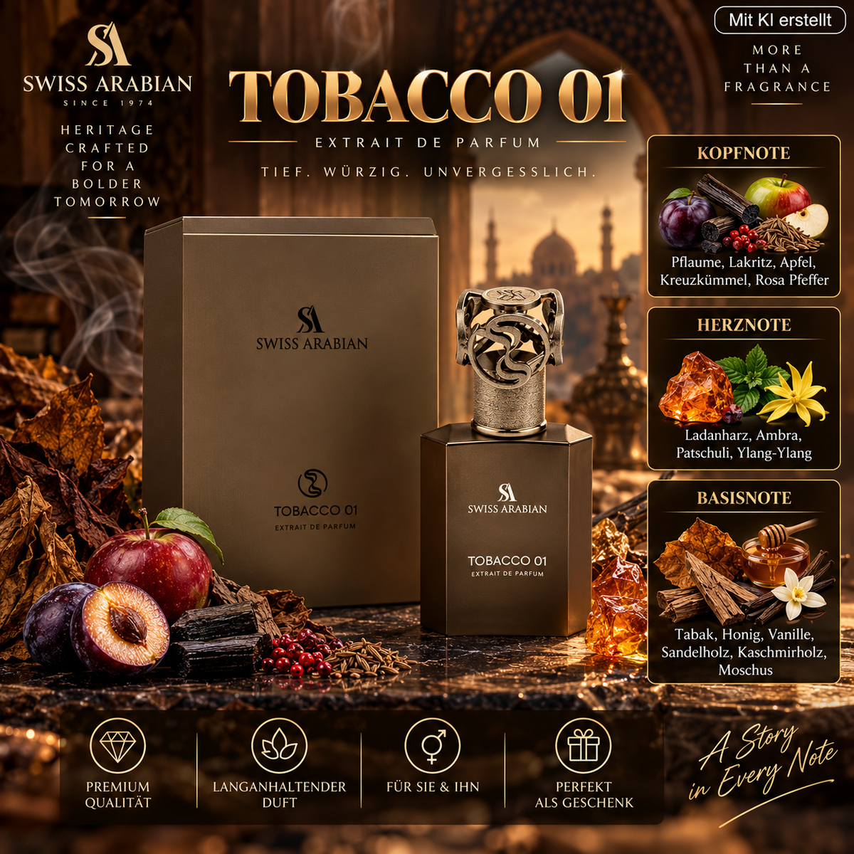 Swiss Arabian Tobacco 01/ 50ml