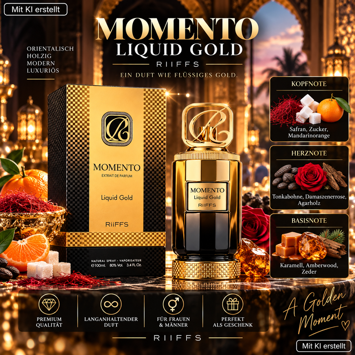 Riffs Momento Liquid Gold 100 ML