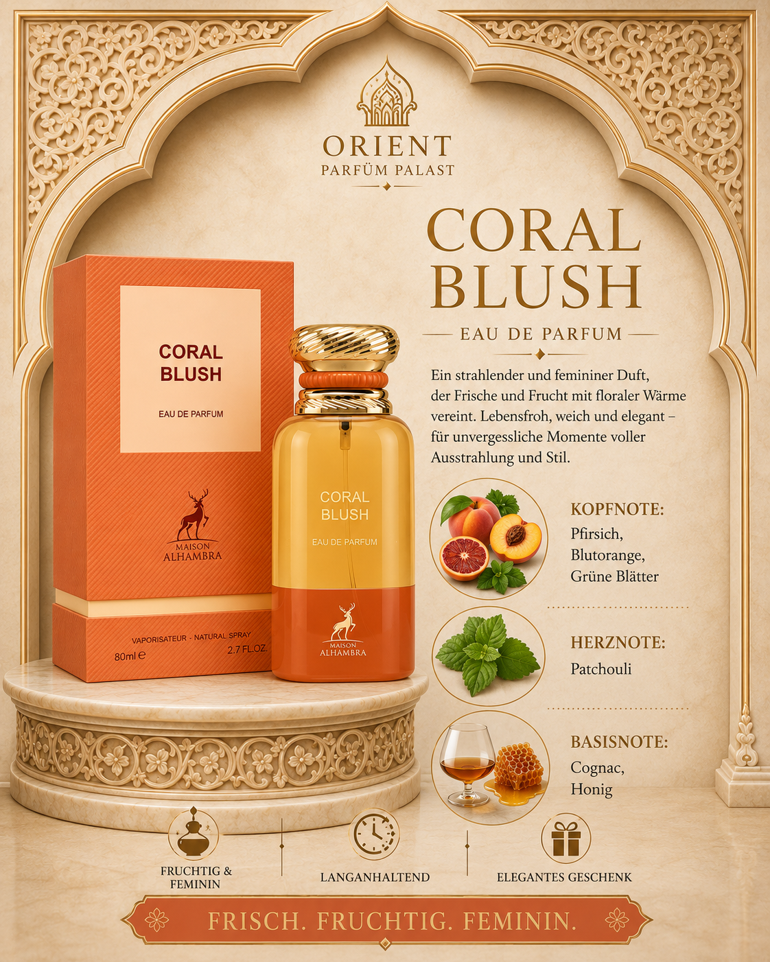 Maison Alhambra Coral Blush 80ml