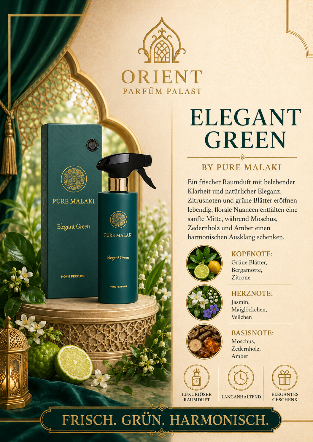 Pure Malaki Raum und Textilspray 400ml