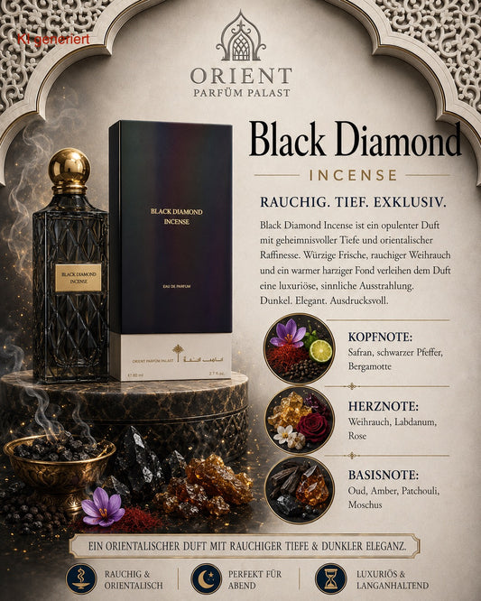 Ibraq Black Diamond Incence 150ml