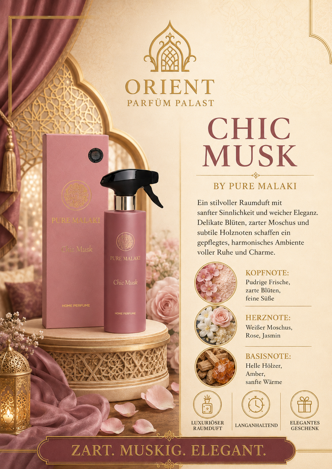 Pure Malaki Raum und Textilspray 400ml