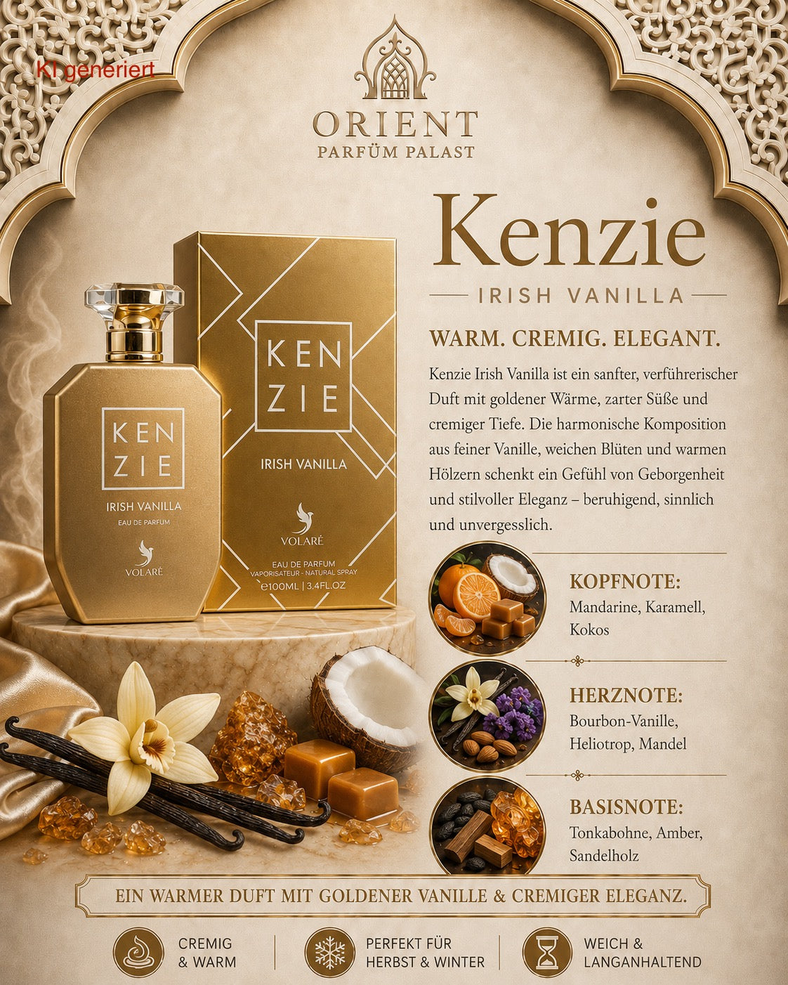 KENZIE IRISH VANILLA – VOLARE