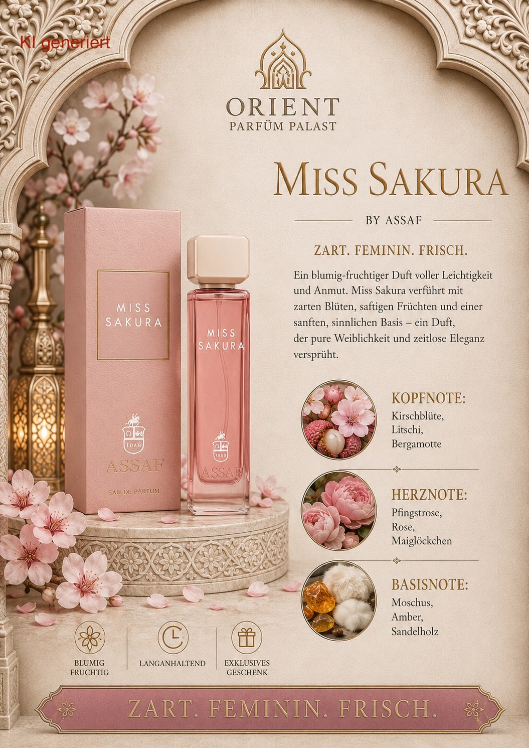 Miss Sakura 200ml Eau de Parfum von Assaf