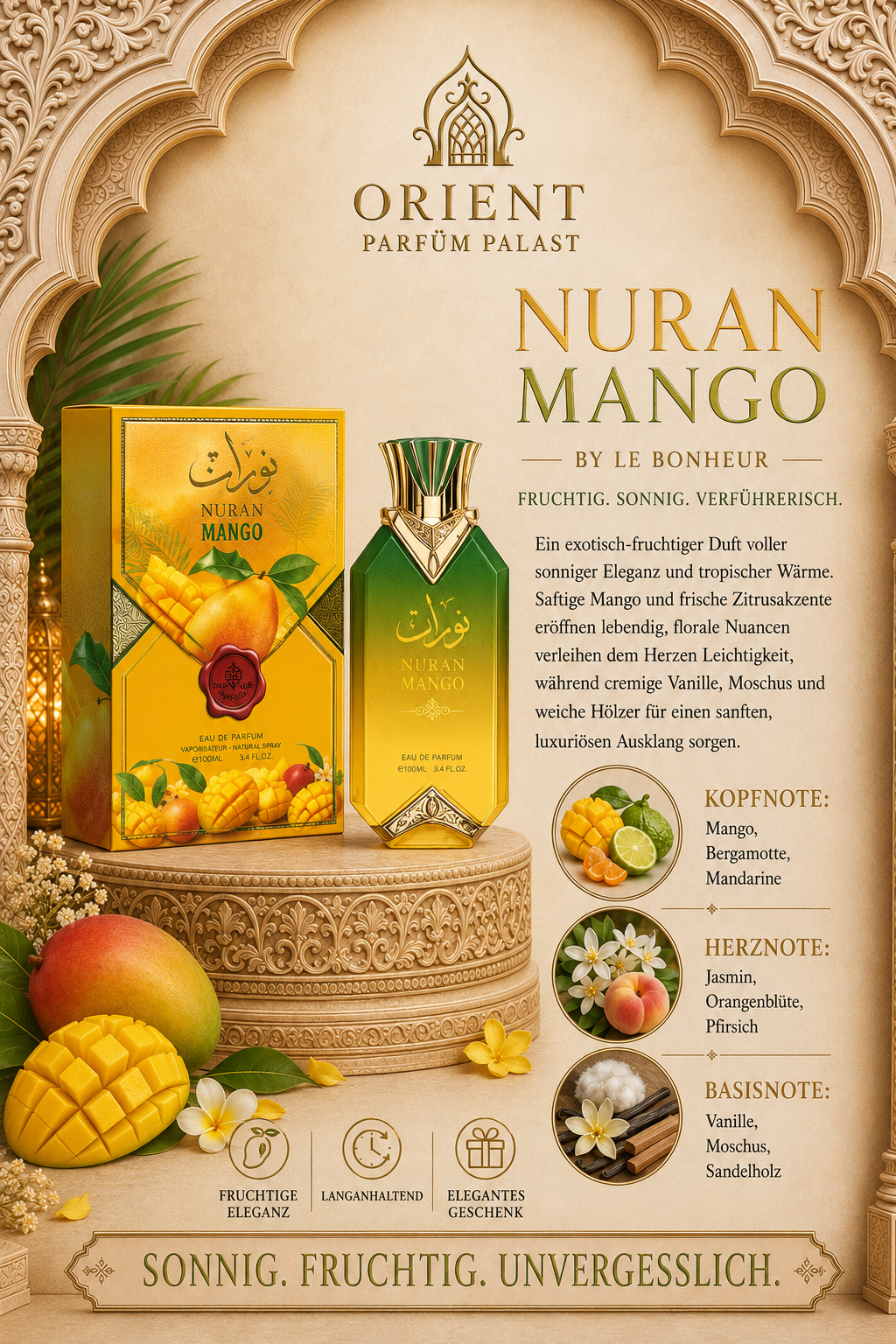 Le Bonheur Nuran Mango 100ml