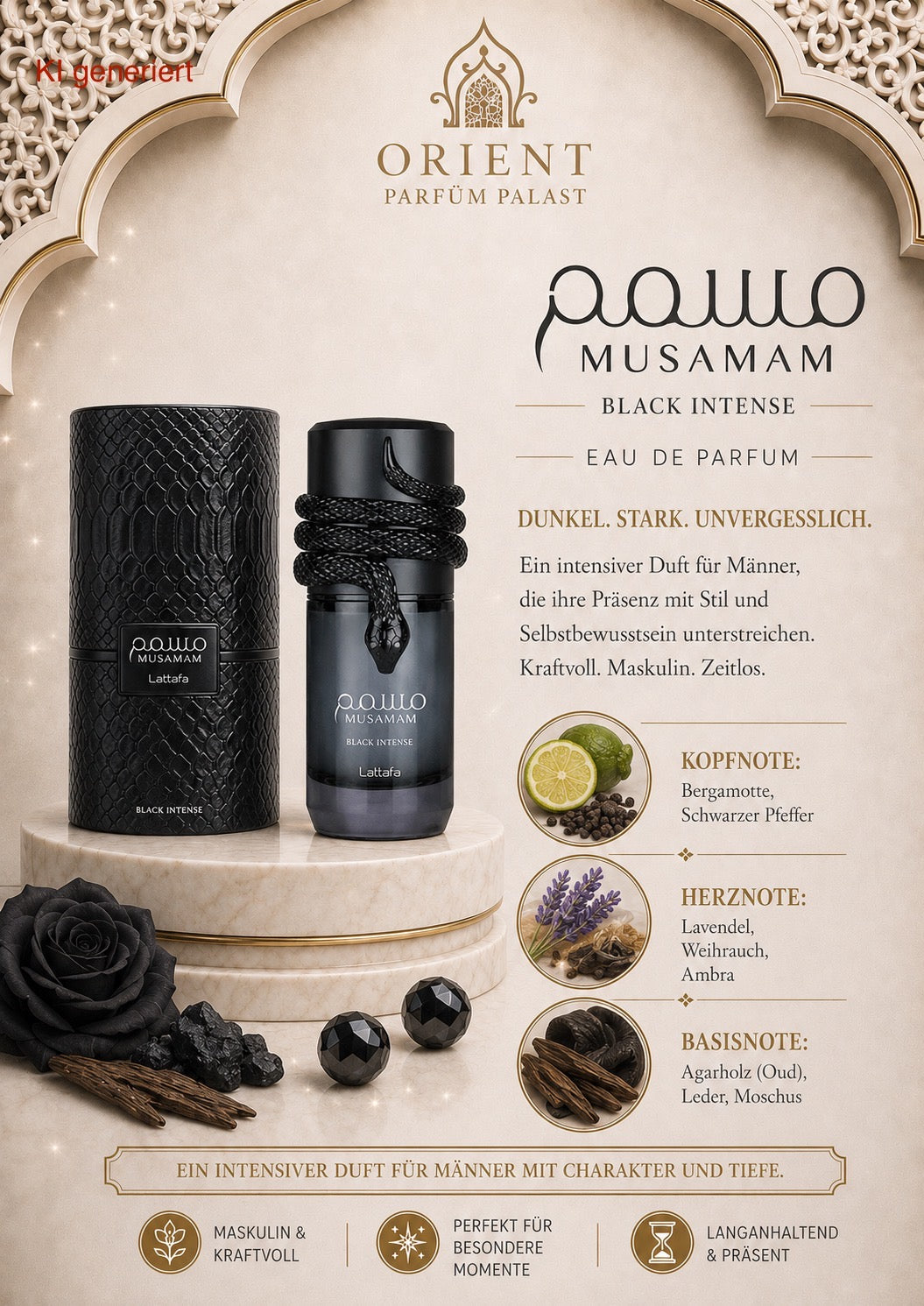 Lattafa Musamam Black Intense