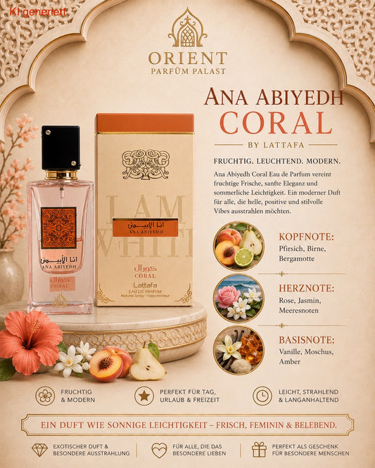 Ana Abiyedh Coral – Lattafa