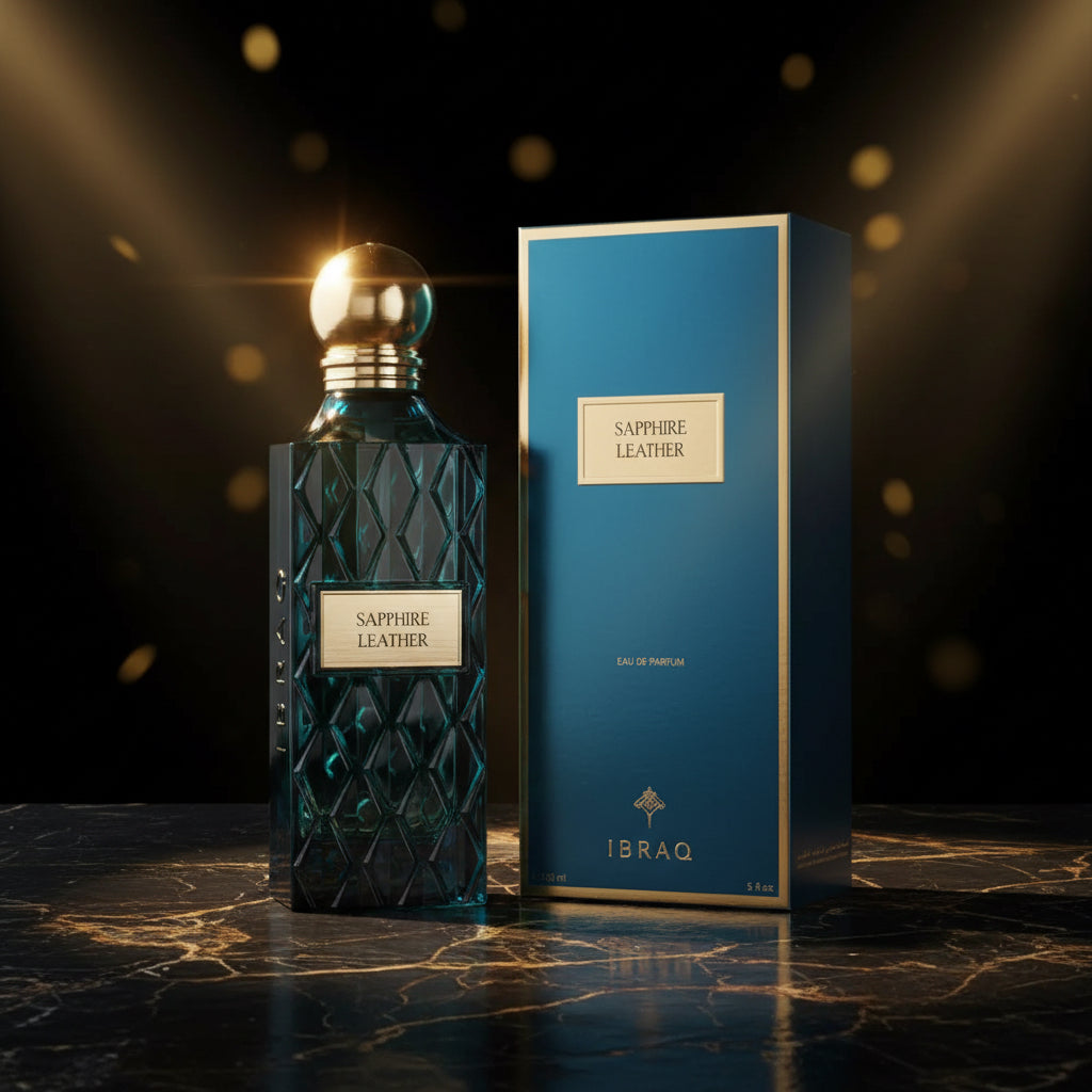 Ibraq Sapphire Leather Ibrahim AlQurashi for women and men 150ml