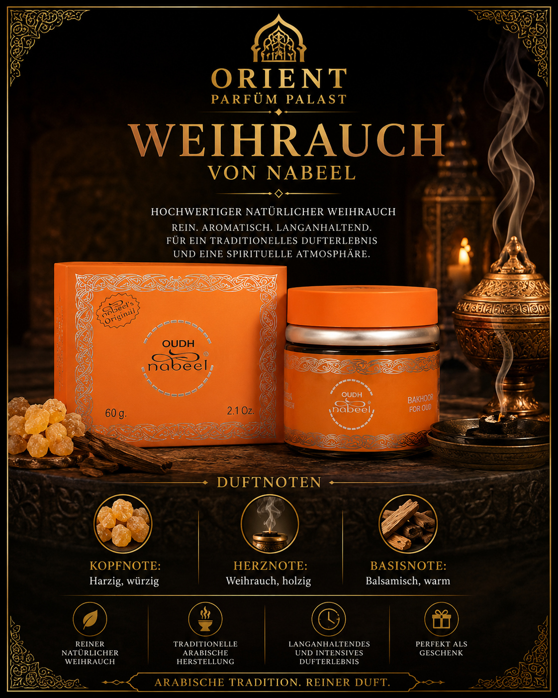 Nabeel Bakhoor 60mg