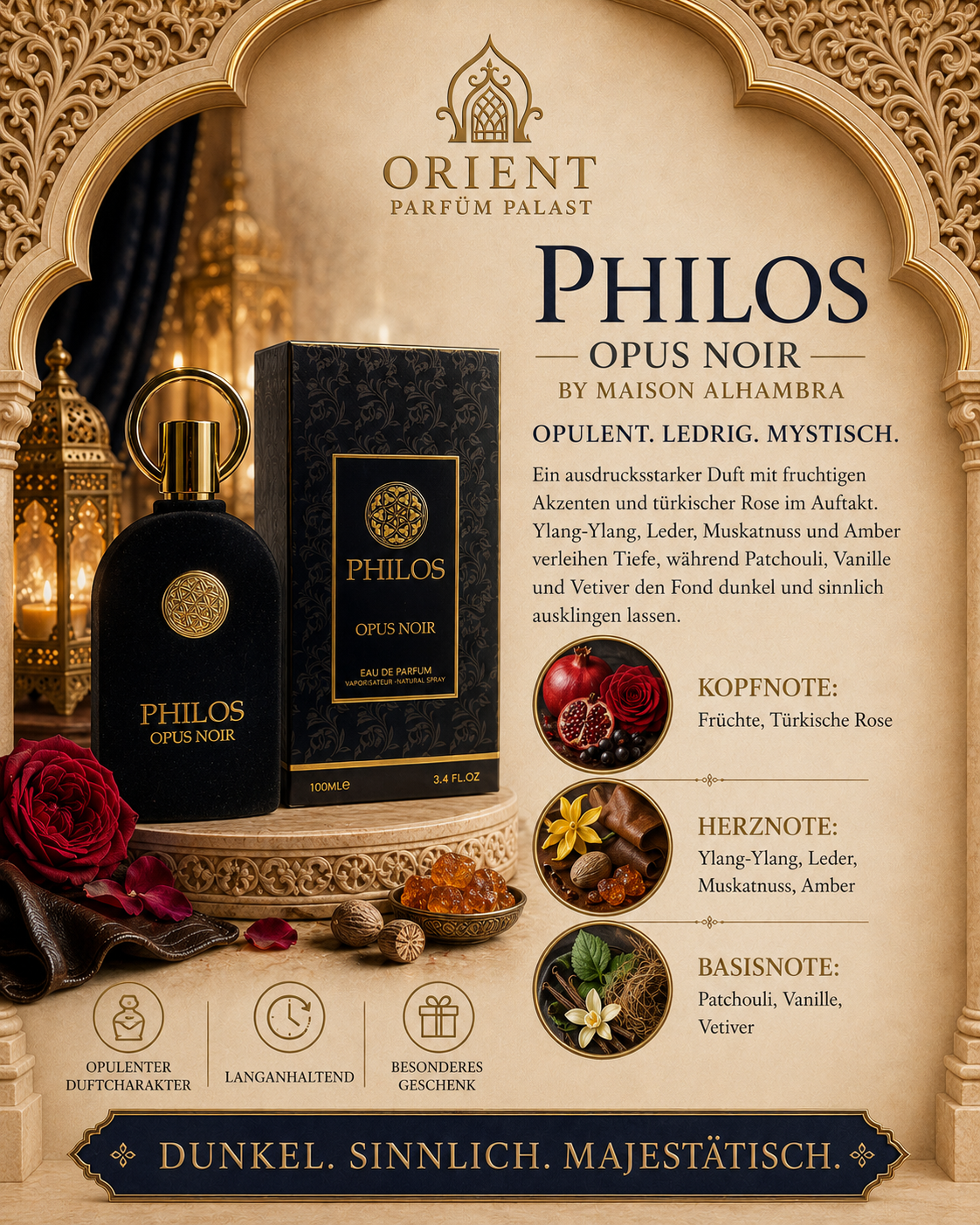 PHILOS OPOS NOIR – MAISON ALHAMBRA