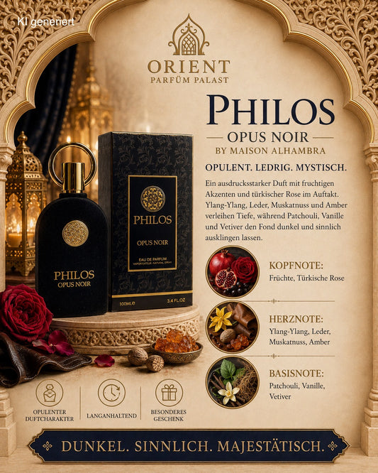 PHILOS OPOS NOIR – MAISON ALHAMBRA