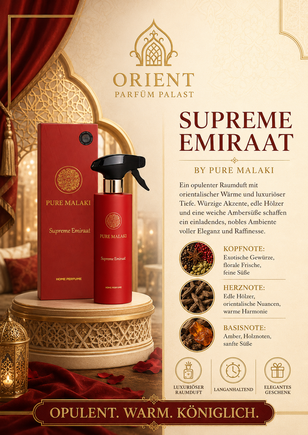 Pure Malaki Raum und Textilspray 400ml