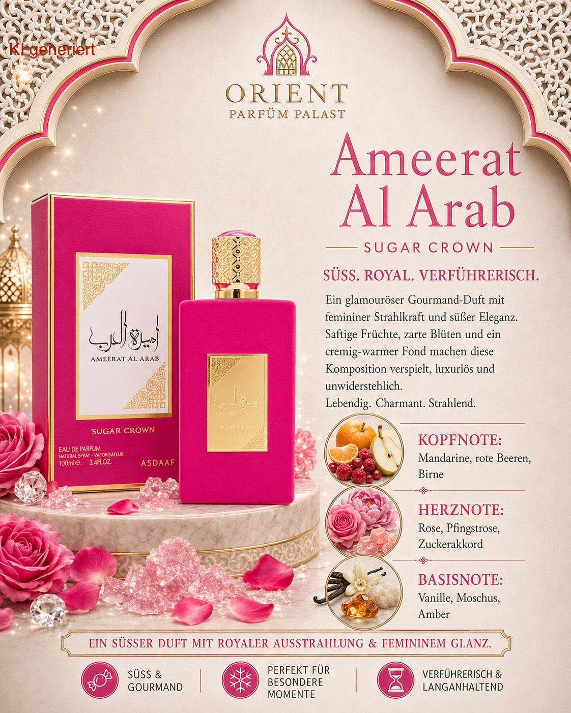Lattafa Ameerat Alarab Sugar Crown