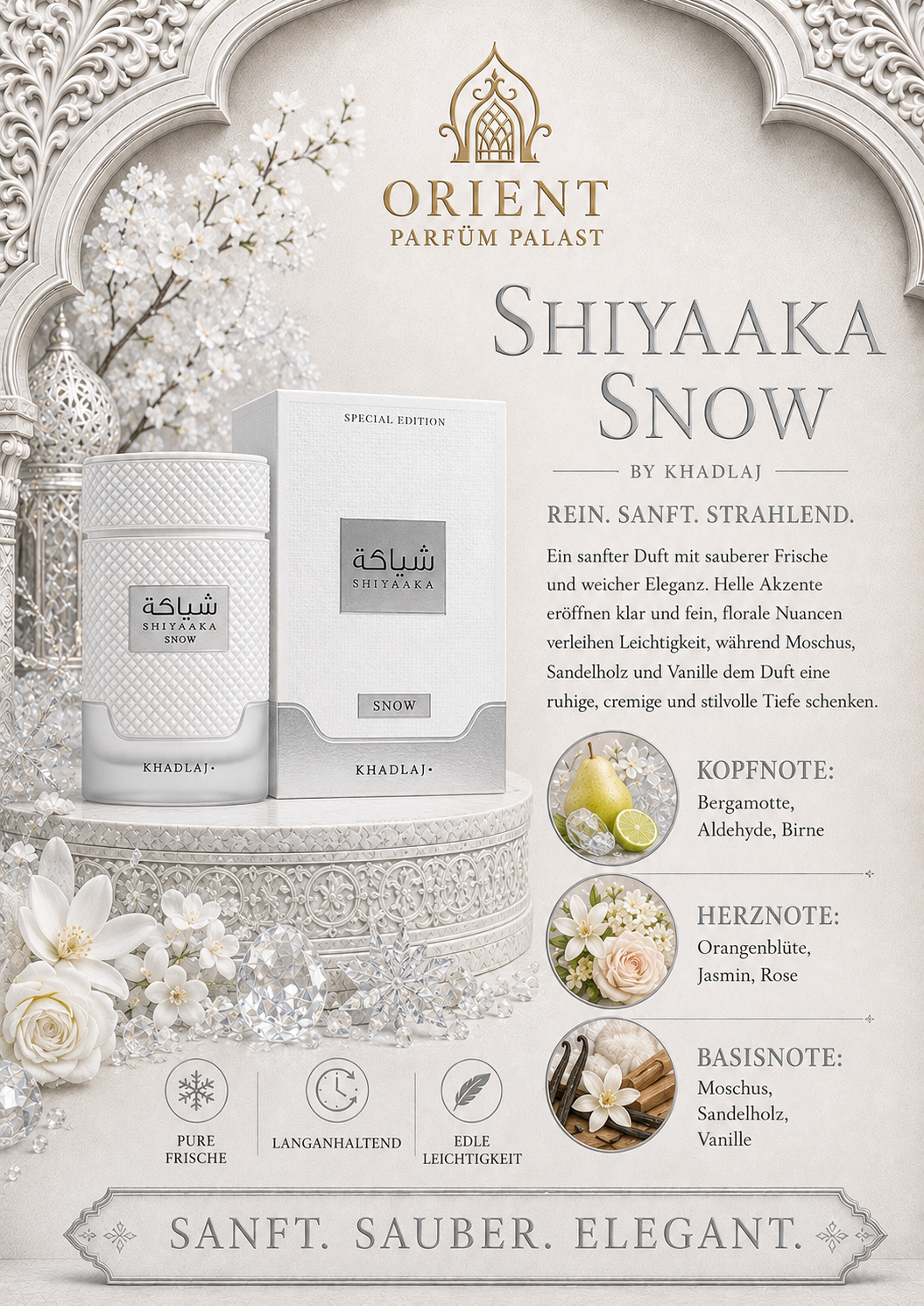Khadlaj Shiyaka Snow 100mm