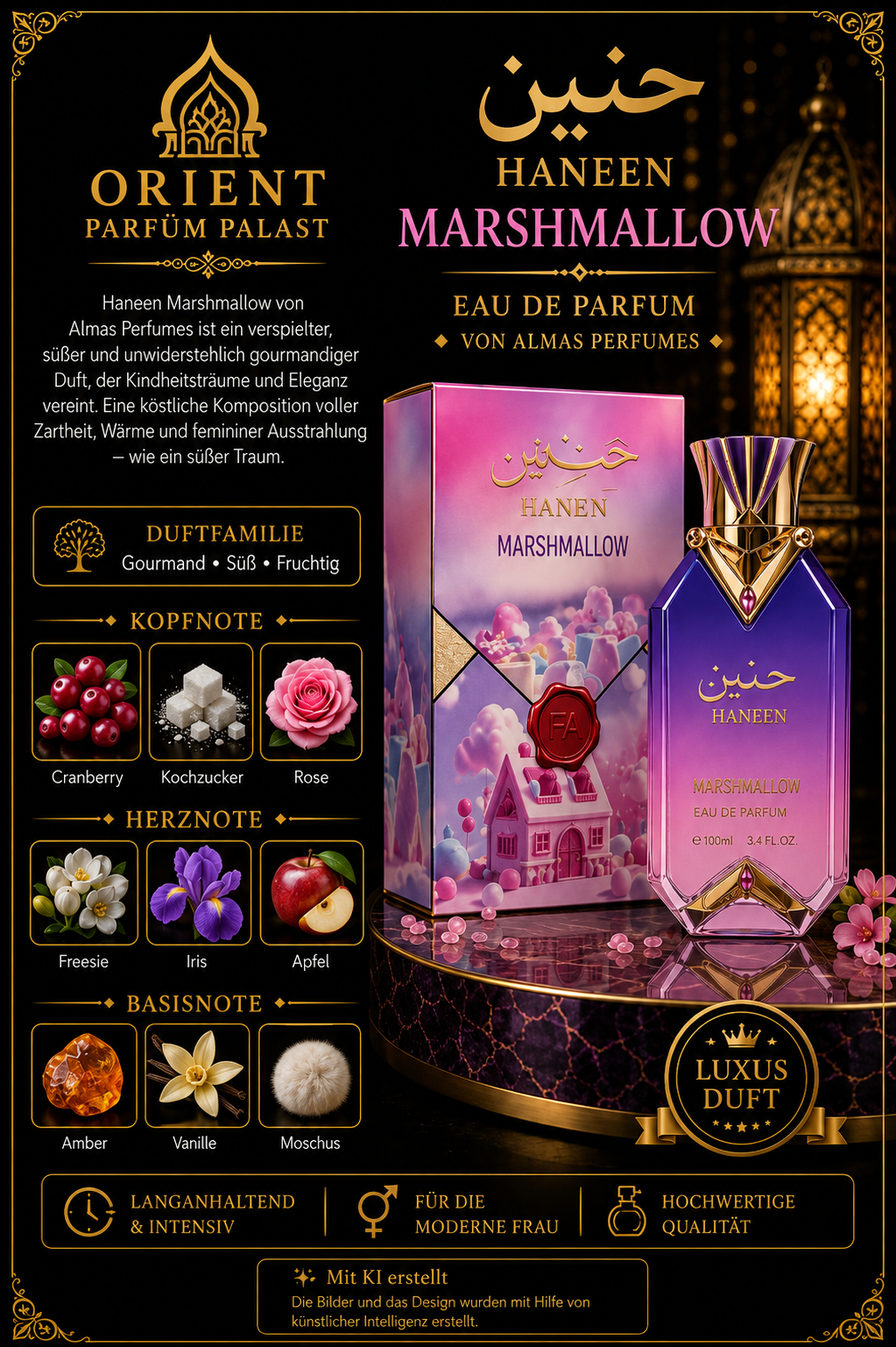 Le Bonheur Haneen Marshmellow 100ml