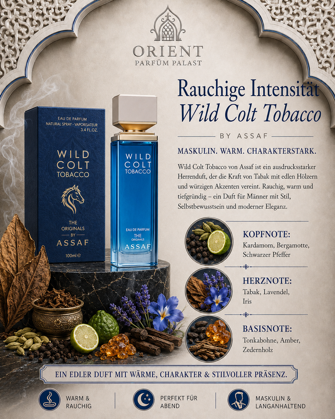 Assaf Wild Cold Tobacco 100ml