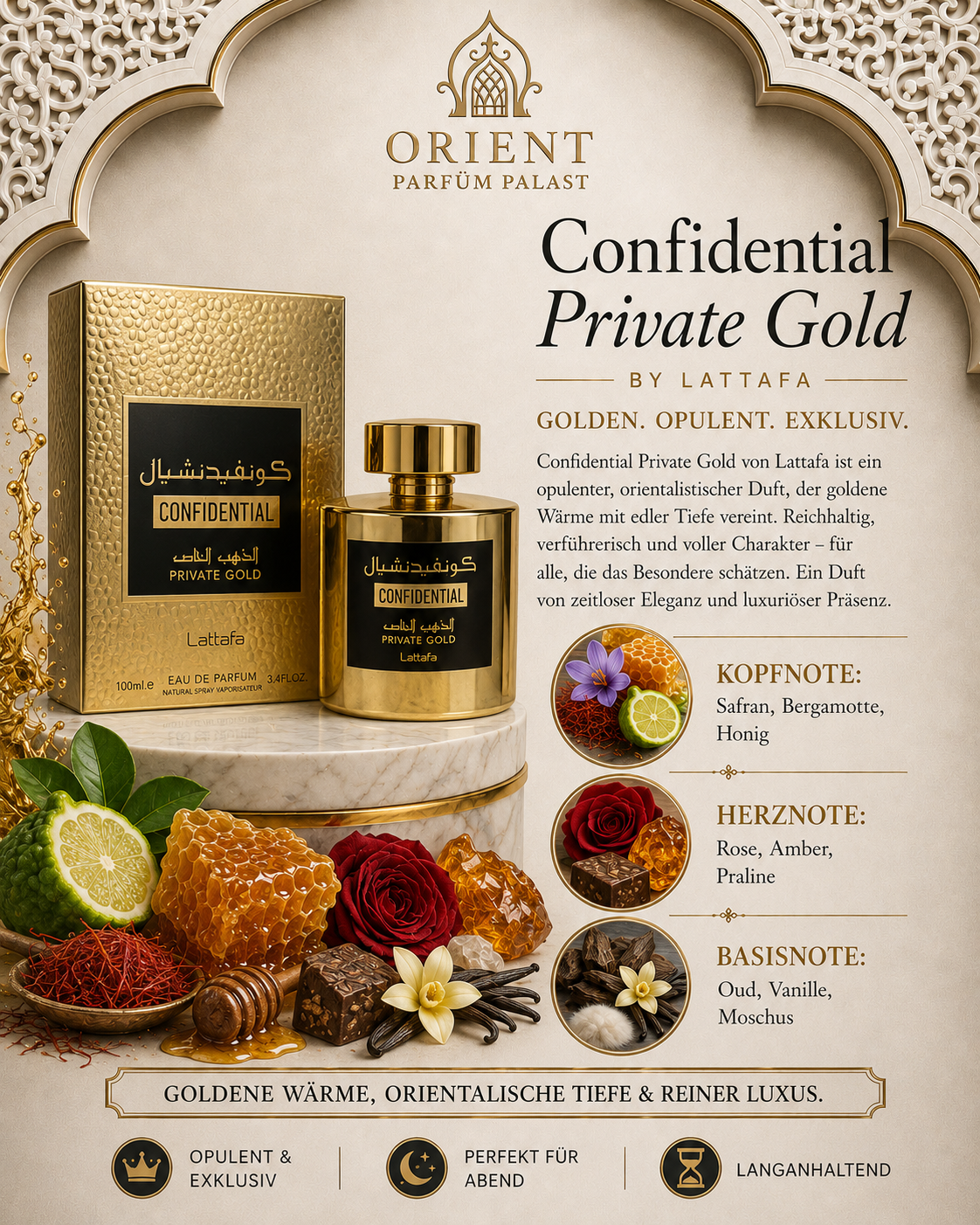 CONFIDENTIAL GOLD – LATTAFA