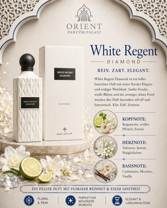 Ibraq White Regent Diamond Ibrahim Al Qurashi for women and men 150ml