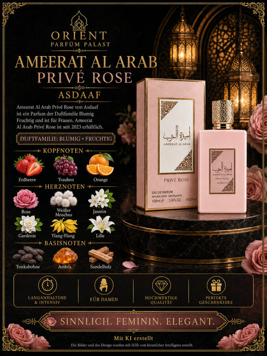 Lattafa Ameerat Al Arab Prive Rose 100ml