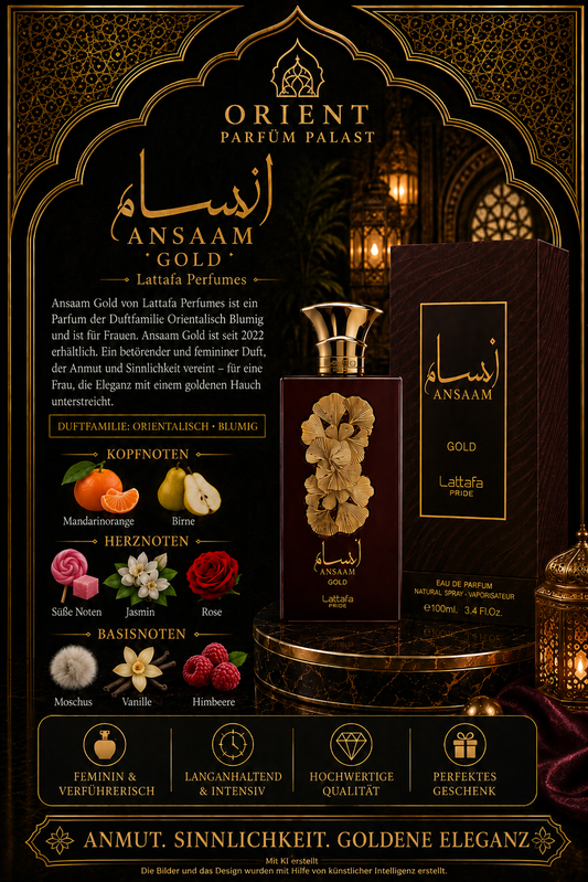 Lattafa Ansaam Gold 100ml