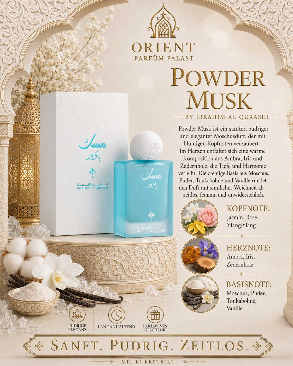 Ibraq Powder Musk 75ml