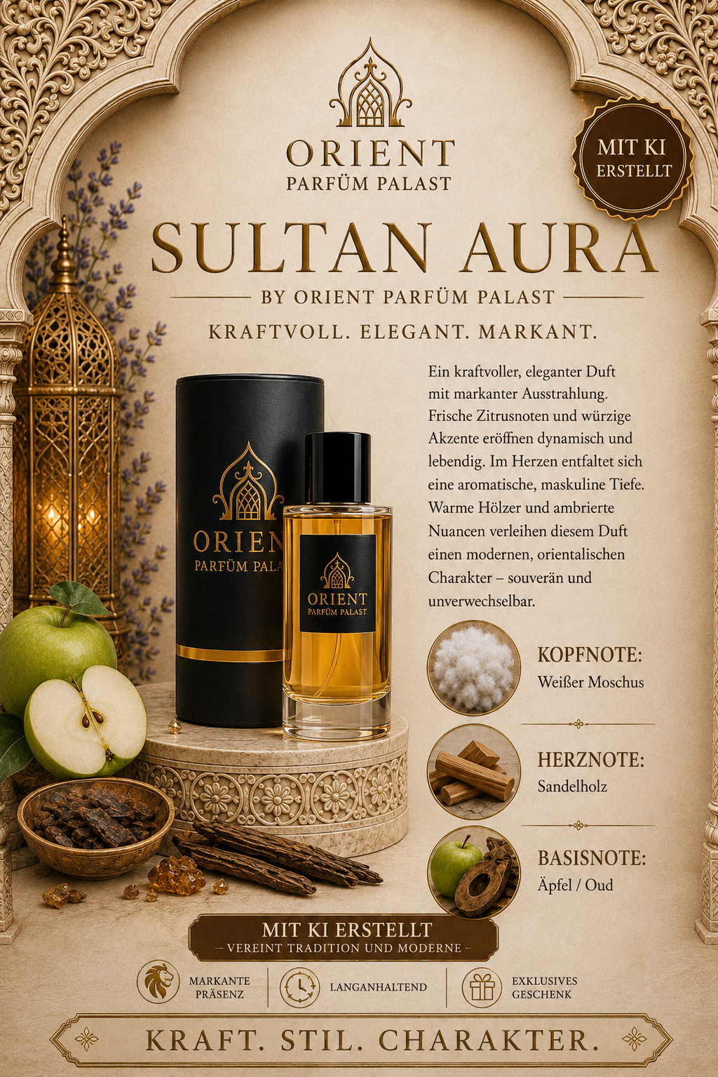 Orient Parfüm Palast Sultan Aura 50ml extrait