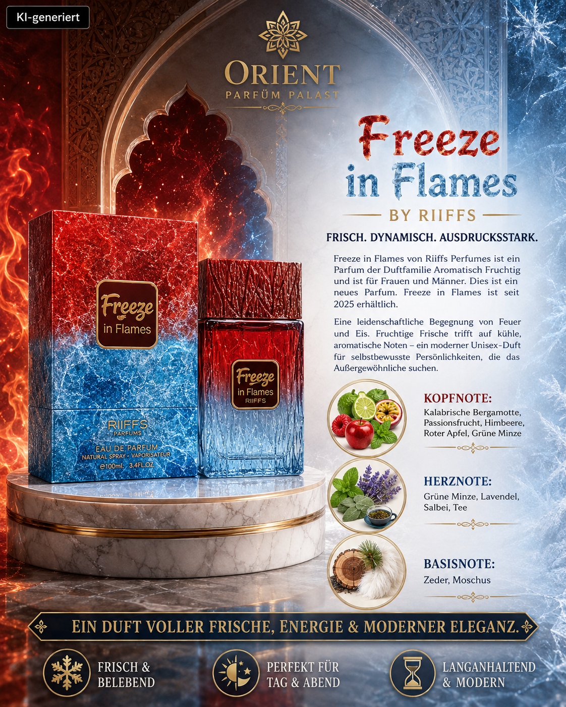 Riffs Freeze in Flames 100ml