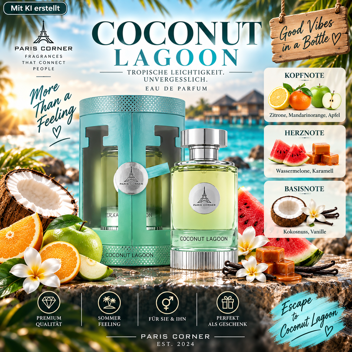 Paris Corner Coconut Lagoon 100ml